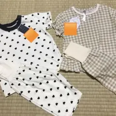 【新品・未使用】コトリ ママラク 90cm 95cm 半袖 パジャマ