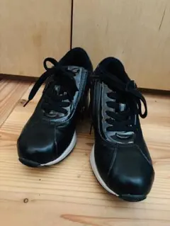 ヒロココシノ　スニーカー　ブラック