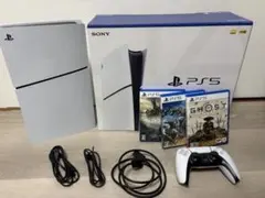 使用感ほとんどなし。SONY PS5 本体 コントローラー ゲームソフト付き