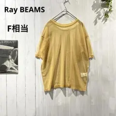 【レイビームス】レイヤードシアーチュールオーバーT 半袖 マスタードのサムネイル