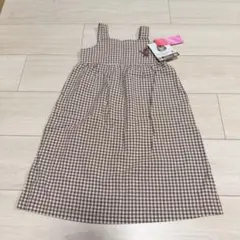 【新品タグ付き】sonoca ディズニー ギンガムチェック ワンピース 90cm