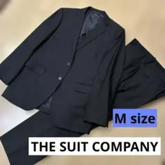 THE SUIT COMPANY175㎝4dropスーツw92cm 黒系 美品
