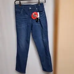 新品　レディース　Ｌ　あったか　暖か　ズボン　デニム風　裏地付き　ストレッチ