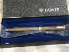 PARKER ボールペン 格子柄 ゴールドクリップ 専用ケース付のサムネイル