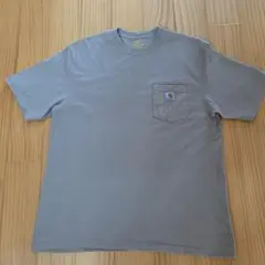 カーハートメンズ Lプラウン色Tシャツ