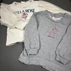 長袖カットソー2点　ブリーズ&プティマイン