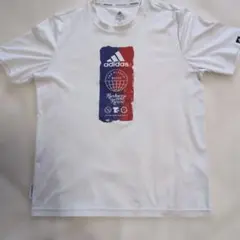 メンズ　adidas PRIMEBLUE　半袖 Tシャツ ホワイト Lサイズのサムネイル