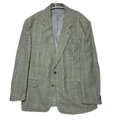 ノ*城様 ウール100% 千鳥格子 テーラードジャケット マルチカラー ノーベン