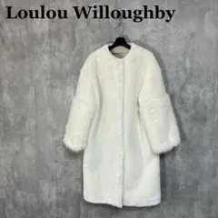 新品 Loulou Willoughby ホワイトファー コート 2