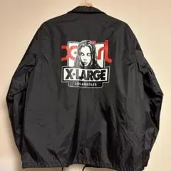 【ボタン直しました！】X-LARGE x-girl コラボ　コーチジャケット
