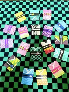 着物が折れるメモ　18種類セット①