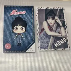 TWICE モモ トレカ ステッカー
