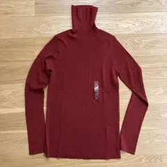 メリノリブタートルネックセーター　UNIQLO Ｌ　新品　タグ付き