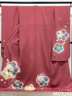 振袖 仮絵羽 十日町友禅 手描き 正絹 未仕立て品 八掛付き MOK782 