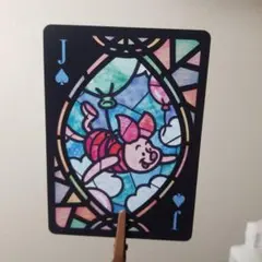 ディズニーキャラクターカード　スペードJ※くまのプーさんのピグレット