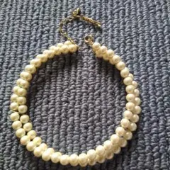 二重パールネックレス