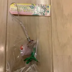【レア】ご当地キティ　ネモトシャクナゲバージョン　ハローキティ　根付
