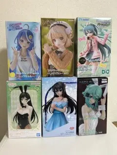 プライズフィギュアまとめ売り6点セット