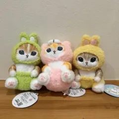 mofusand モフサンド うさぎにゃん くまにゃん ぬいぐるみ 3点セット