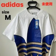 adidas アディダス ビッグロゴ トレフォイル Tシャツ 未使用 M