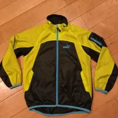 PUMA ジップアップジャケット イエロー/ブラック