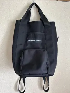 Rodeo Crowns 2way リュック トートバッグ ブラックのサムネイル
