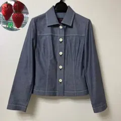 美品✨オールドイングランド コットン混ジャケット ロゴ入りボタンのサムネイル