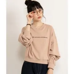 【新品】WEGO ロゴスウェット　トレーナー