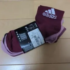 新品.未使用 アディダスソックス３足セット 19〜21cm