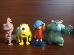 モンスターズインク　フィギュア4点セット