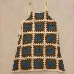 & mignon クロシェ編み キャミワンピース 80cm