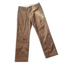 UNIQLOユニクロベージュ チノパン バックポケット付き