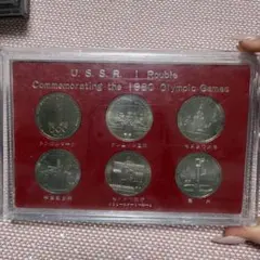 1980年 モスクワオリンピック 記念硬貨 6種セット - メルカリ