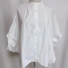 ENFOLD Washedタイプライター五分袖ギャザイーSHIRT - メルカリ