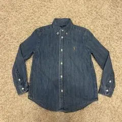 Ralph Lauren デニムボタンダウンシャツ　7　130㎝