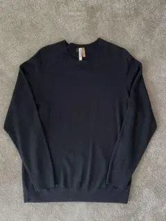 【美品】ユニクロ　カシミヤクルーネックセーター　メンズXL(クリーニング済)