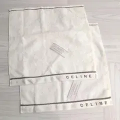 新品　CELINE　ウォッシュタオル　2枚　ホワイトのサムネイル