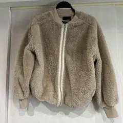 HK WORKS LONDON ボアジャケット M ベージュ