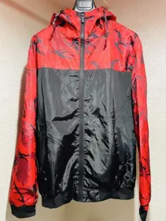 極美品　S&HZF 限定版 赤黒迷彩ウィンドブレーカー