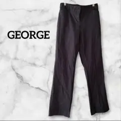 ✨１点限り✨GEORGE ダークグレー ストレートパンツ AVERAGEボトムス