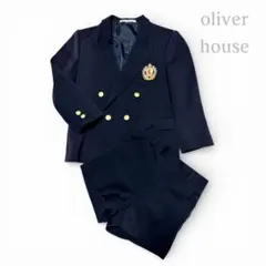 紺ブレ金ボタンフォーマルスーツ 120 ジャケット 半ズボン 男の子 フォーマル