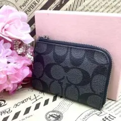 コーチ コインケース キーケース シグネチャー カード FR554