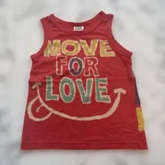 JUNK STORE MOVE FOR LOVE タンクトップ 110のサムネイル