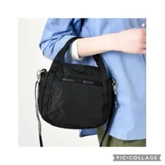 美品　レスポートサック パフィブロッサムズ スモールジェニー ブラック 2wayのサムネイル