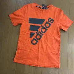 150cm adidas オレンジTシャツ