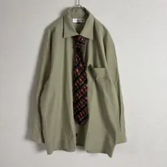 【タグ付き未使用】Christian Dior ネクタイシャツ 千鳥柄 鍵柄