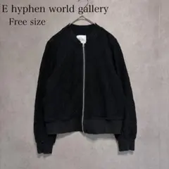 E hyphen world gallery レースブルゾン ブラック Fのサムネイル