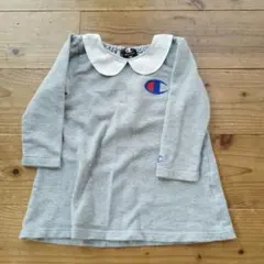 Champion 襟付きグレーワンピース 100サイズ