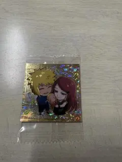 ナルト NARUTO ウエハース ナルト&ミナト&クシナ CR チャクラレア