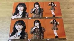 山本杏奈　ラブソングに襲われる歌唱衣装➁ ６枚セット